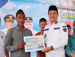 Bupati Muara Enim Hadiri Lounching Isbat Nikah Massal Program Membara Di Tanjung Agung