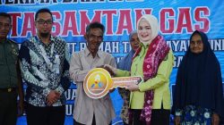 Wabup Netta Hadiri Serah Terima CSR PT. PERTA-SAMTAN GAS