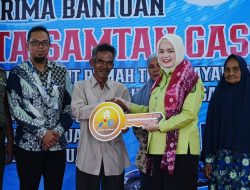 Wabup Netta Hadiri Serah Terima CSR PT. PERTA-SAMTAN GAS