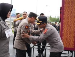 Polda Sumsel Gelar Gladi Bersih Upacara Farewell Parade Sertijab Kapolda Baru 