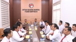 polres banyuasin gelar Rangkaian kegiatan Dan Doa Bersama, Hingga Latihan