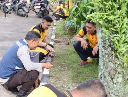 Kapolsek Lawang Kidul Pimpin Langsung Kegiatan Kurve, Tegaskan Komitmen Disiplin Dan Kebersihan Institusi