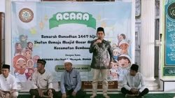 SEMARAK RAMADHAN 1447 H, SEMBAWA, CAMAT TAUFIK APRESIASI PERAN MUDA