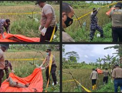 Diduga ODGJ, Mayat Perempuan Yang Membusuk Di Tepi Sawah 