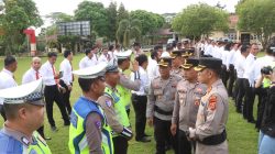 Suasana Kekeluargaan Warnai Apel Pagi Halal Bihalal Polres Banyuasin