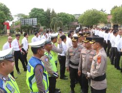 Suasana Kekeluargaan Warnai Apel Pagi Halal Bihalal Polres Banyuasin