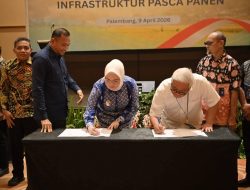 Perkuat Pangan Nasional, Banyuasin Bulog Sepakati Hibah Infrastruktur Panen Modern