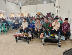 Polres Banyuasin, Polsek Pulau Rimau Beri Keamanan Dalam Pilkades Senda Mukti 