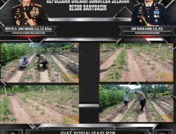 Bhabinkamtibmas Polsek Talang Kelapa Dukung Ketahanan Pangan Menuju Indonesia Emas 2045