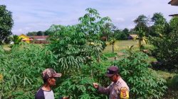 Bhabinkamtibmas Polsek Air Kumbang Warga Dukung Program Swasembada Pangan