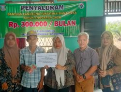Pemdes pulau muning Salurkan BLT DD Tahun 2026 4 KPM 