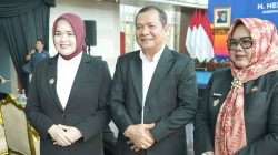 Wabup Netta Hadiri Peresmian Jabatan Dirut Bank Sumsel Babel
