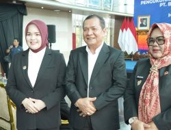 Wabup Netta Hadiri Peresmian Jabatan Dirut Bank Sumsel Babel