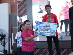 Gelorakan Pola Hidup Sehat, Bhayangkara Banyuasin Fun Run 2026 Sukses Sedot Ratusan Pelari