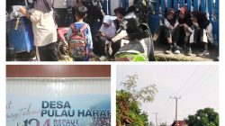 Masyarakat Sambut Hari Jadi Pulau Harapan Ke-124, Tahun Di Kantor Desa 