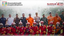 Kejari Banyuasi Mengikuti Apel Pagi Gelar Pasukan Dan Peralatan  Kesiapsiagaan  Bencana Karhutbunlah 2026