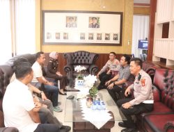 Soliditas Dan Sinergitas Antar instansi, Kapolres Banyuasin Jalin Silaturahmi Kejari Banyuasin 