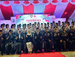 Bupati Asgianto Kukuhkan 35 Calon Paskibraka PALI, Siap Kibarkan Merah Putih