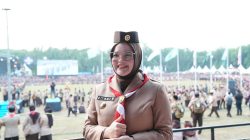 Beri Dukungan Gerakan Pramuka, Wabip Netta Hadir Langsung Di Jamnas Ke XII ‎