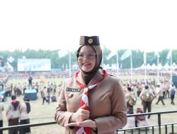 Beri Dukungan Gerakan Pramuka, Wabip Netta Hadir Langsung Di Jamnas Ke XII ‎