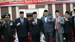 Bupati, Forkopimda Khidmat Mendengarkan Pidato Kenegaraan Presiden RI 