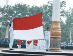 Merah Putih Berkibar Sempurna Di  Bumi Banyuasin HUT ke-81 RI