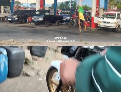 SPBU Mbaumuku Diduga Biarkan Penimbunan BBM Subsidi, Antrean Motor Dialihkan ke Jerigen