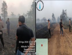 Polres Banyuasin Lakukan Ground Check Titik Hotspot Area Rawa Seri Kembang