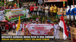 DPRD Dari Gerindra Adakan Karnaval di Desa Jemenang, Masyarakat Tumpah Ruah