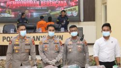 Polres Banyuasin Gelar Press Conference, Ungkap Kasus Pembunuhan Lima Tahun