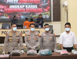 Polres Banyuasin Gelar Press Conference, Ungkap Kasus Pembunuhan Lima Tahun