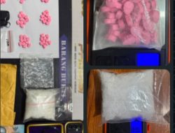 Satresnarkoba Polres Banyuasin Amankan Pria Bawa 101 Gram Sabu 70 Butir Ekstasi