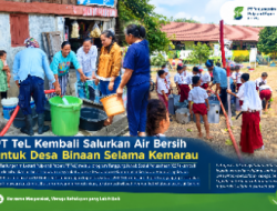 PT TeL Kembali Salurkan Air Bersih untuk Desa Binaan Selama Kemarau