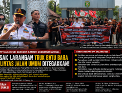 PAC PP Talang Ubi Geruduk Kantor Gubernur, Desak Truk Batu Bara Dilarang Melintas Jalan Umum