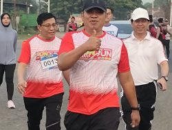 1.066 Peserta Antusias Dan Bergembira Meriahkan Polres Muara Enim Fun Run 2026