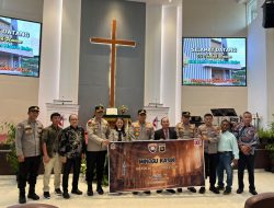 Kapolres Bangun Kedekatan Dengan Jemaat GMI Muara Enim Lewat Minggu Kasih