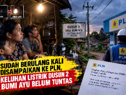 Dua Tahun Keluhkan Tegangan Listrik, Warga Dusun 2 Bumi Ayu Pertanyakan Respons PLN