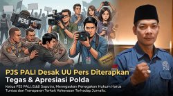 PJS PALI Apresiasi Polda Sumsel Atas Penangkapan Pelaku Penganiayaan Wartawan, Desak UU Pers Diterapkan